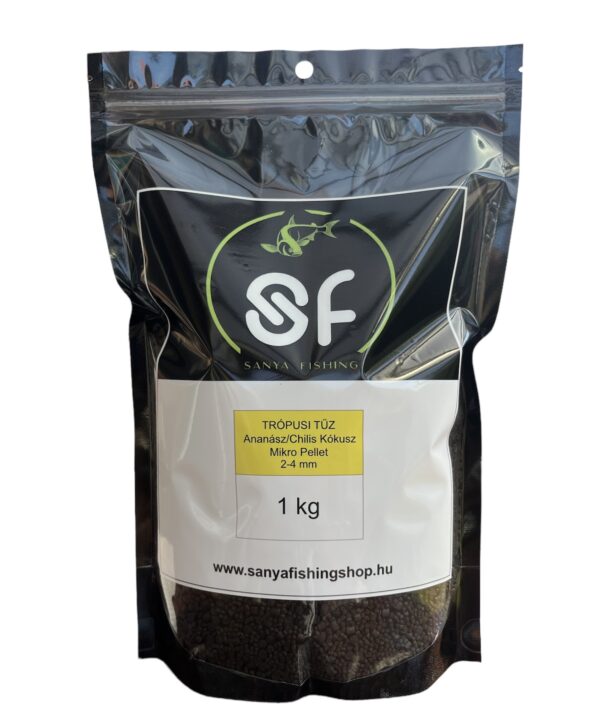 TRÓPUSI TŰZ Ananász/Chili kókusz Mikro Pellet 2-4 mm