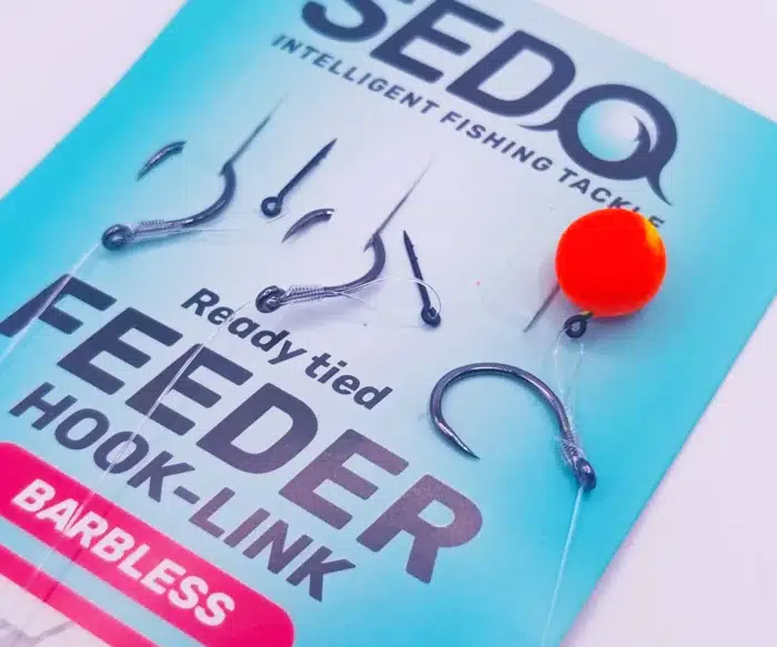 Carbon Carp Crystal Monofil Feeder rig Barbless – Szakáll Nélküli Feeder előke - Image 5