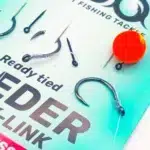 Carbon Carp Crystal Monofil Feeder rig Barbless – Szakáll Nélküli Feeder előke