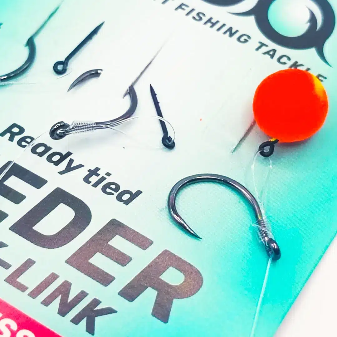 Carbon-Carp-Crystal-Mono-Ready-Feeder-rig-Barbless-XX Carbon Carp Crystal Monofil Feeder rig Barbless – Szakáll Nélküli Feeder előke - Image 1