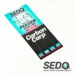 Carbon Carp Feeder Barbless- előkötött Szakáll nélküli Feeder előke