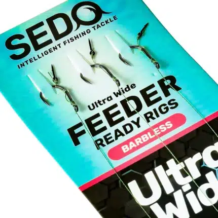 Ultra Wide Barbless Feeder – Előkötött Szakáll Nélküli Feeder Előke