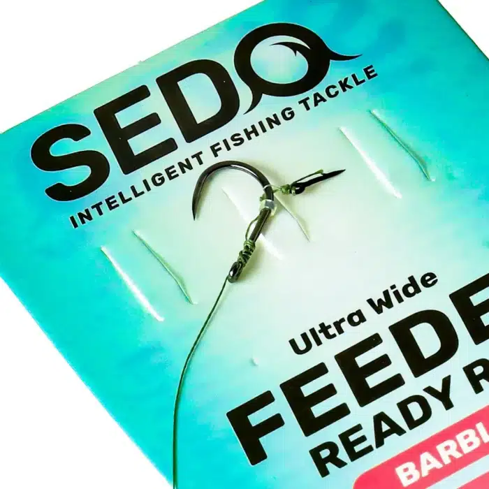 Ultra Wide Barbless Feeder – Előkötött Szakáll Nélküli Feeder Előke - Image 2